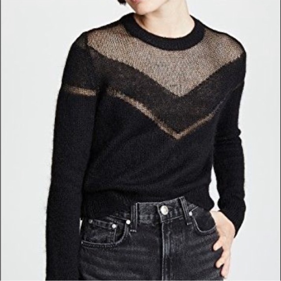 Rag & Bone Blaze Crewneck Mohair blend Sweater size XXS - Picture 5 of 6